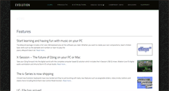 Desktop Screenshot of evolution-uk.com