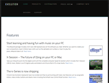 Tablet Screenshot of evolution-uk.com